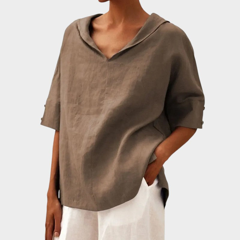 Aureva - Elegant Oversized Blus