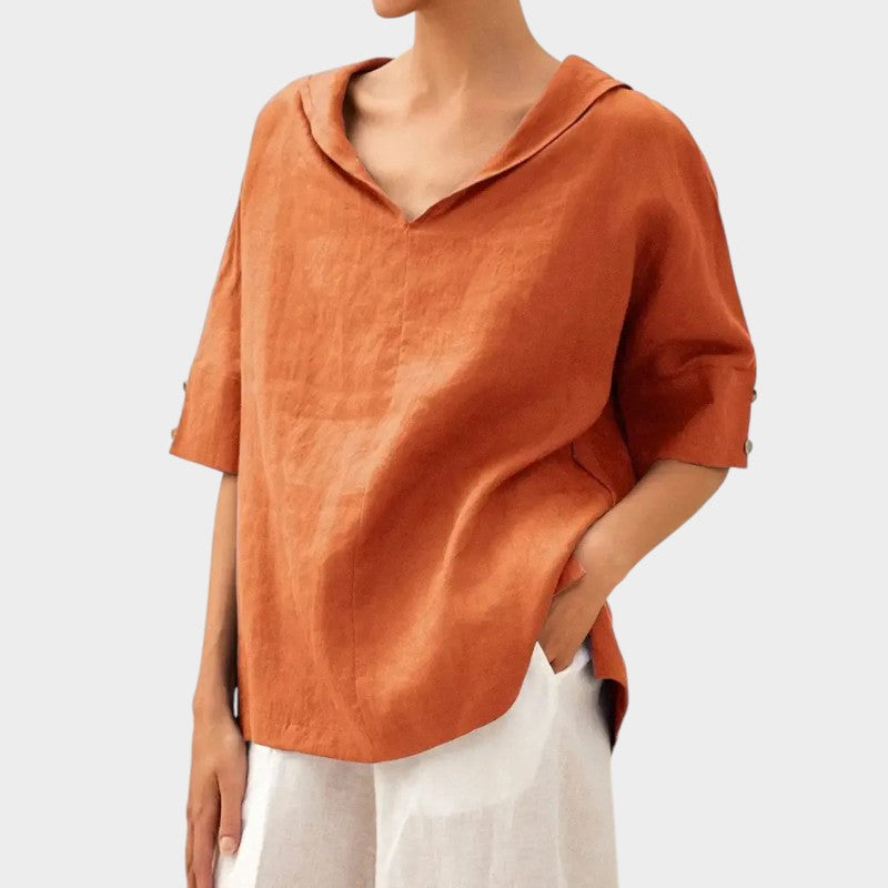 Aureva - Elegant Oversized Blus