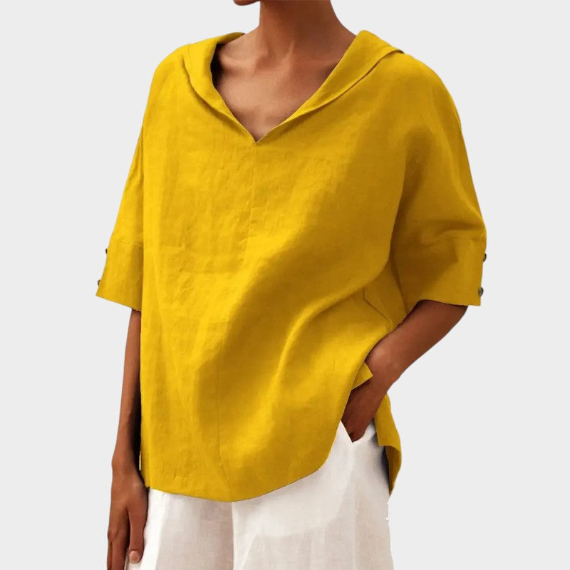 Aureva - Elegant Oversized Blus