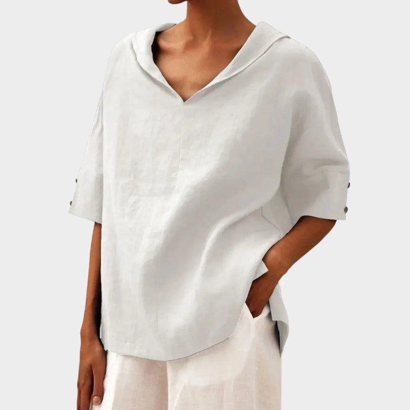 Aureva - Elegant Oversized Blus