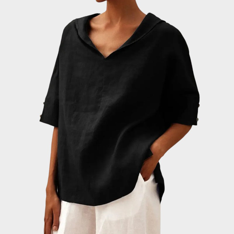 Aureva - Elegant Oversized Blus
