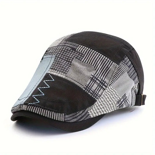 Fleur | Unikalna czapka w stylu patchwork